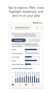 اسکرین شات 3 برنامه Microsoft Power BI