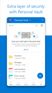 اسکرین شات برنامه Microsoft OneDrive 3