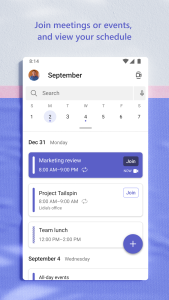 اسکرین شات 8 برنامه Microsoft Teams