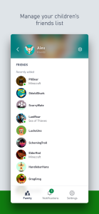 اسکرین شات 4 برنامه Xbox Family Settings