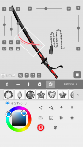 اسکرین شات برنامه sword Maker:   weapon avatar 6