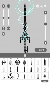 اسکرین شات برنامه sword Maker： Avatar Maker 1