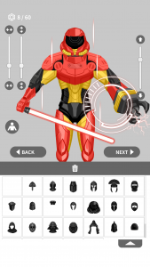 اسکرین شات 1 برنامه armor maker： Avatar maker