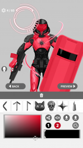 اسکرین شات برنامه Hero Girl Avater Maker 3