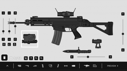 اسکرین شات برنامه Gun Maker - pimp my weapon 1
