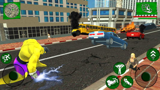 اسکرین شات 4 برنامه Incredible Monster Hero Game