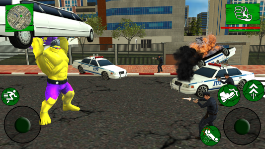 اسکرین شات 1 برنامه Incredible Monster Hero Game