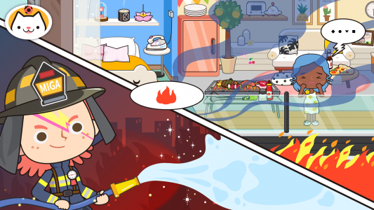 اسکرین شات برنامه Miga Town: My Fire Station 4