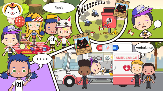 اسکرین شات 1 برنامه Miga Town: My Hospital