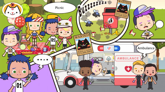 اسکرین شات 1 برنامه Miga Town: My Hospital