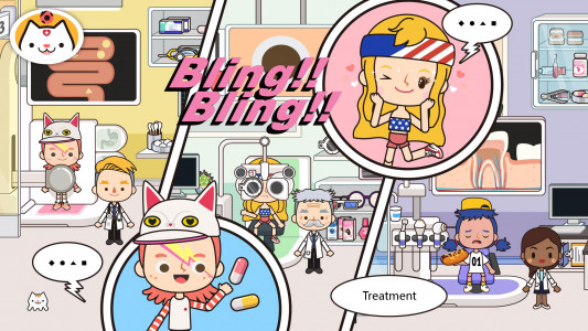 اسکرین شات 3 برنامه Miga Town: My Hospital