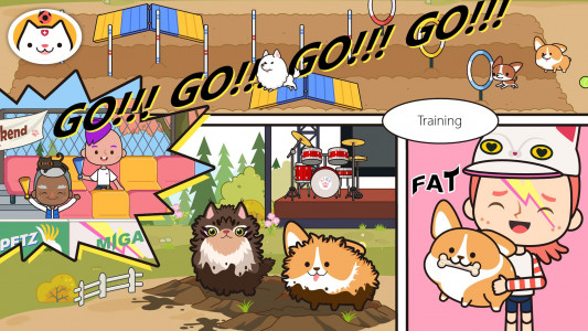 اسکرین شات 2 برنامه Miga Town: My Pets