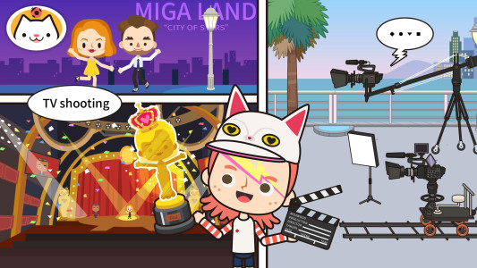اسکرین شات 6 برنامه Miga Town: My TV Shows