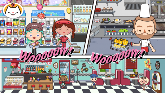 اسکرین شات 3 برنامه Miga Town: My World