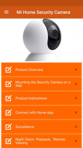 اسکرین شات برنامه Guide for Mi Home Security Camera 360 1