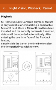 اسکرین شات برنامه Mi Home Security Camera Guide 3