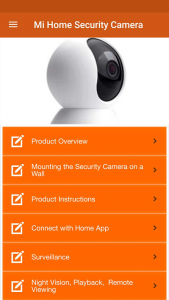 اسکرین شات برنامه Mi Home Security Camera Guide 1