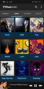 اسکرین شات برنامه TTPod - Music Player, Song Lib 3