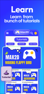 اسکرین شات برنامه Max2D: Game Maker, Game Engine 4