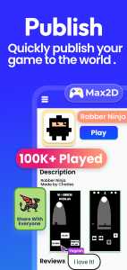 اسکرین شات برنامه Max2D: Game Maker, Game Engine 6