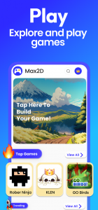 اسکرین شات برنامه Max2D: Game Maker, Game Engine 2