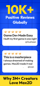 اسکرین شات 6 برنامه Max2D: Game Maker, Create Game