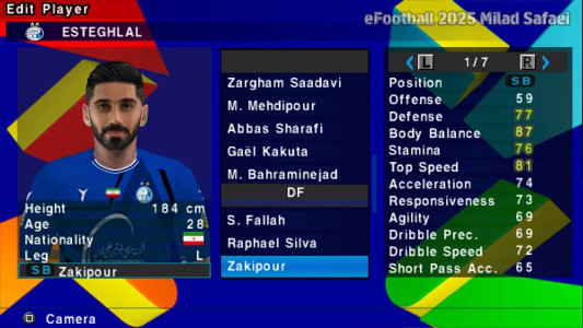 اسکرین شات بازی ‏شبیه ساز efootball 2025 (گزارش فارسی) 24