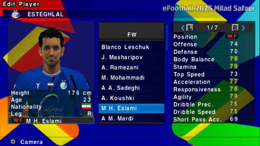 اسکرین شات بازی ‏شبیه ساز efootball 2025 (گزارش فارسی) 16