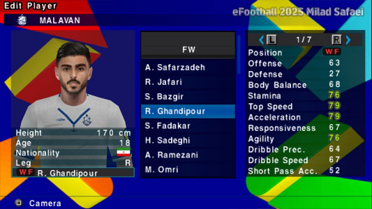 اسکرین شات بازی ‏شبیه ساز efootball 2025 (گزارش فارسی) 21
