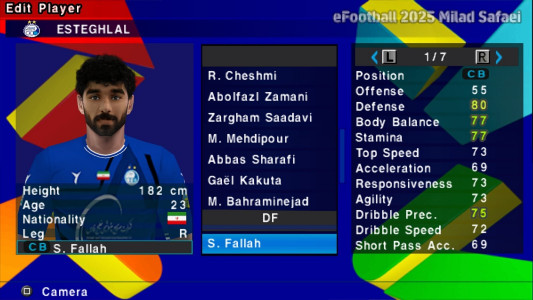 اسکرین شات بازی ‏شبیه ساز efootball 2025 (گزارش فارسی) 18