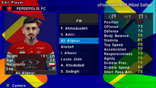 اسکرین شات بازی ‏شبیه ساز efootball 2025 (گزارش فارسی) 15