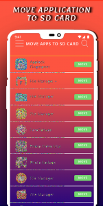 اسکرین شات برنامه Move Application To SD Card 3