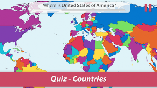 اسکرین شات برنامه StudyGe - Geography, capitals, flags, countries 1