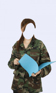 اسکرین شات برنامه Women Military Photo Suit 3