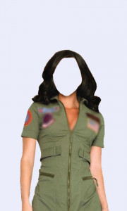 اسکرین شات برنامه Women Military Photo Suit 4