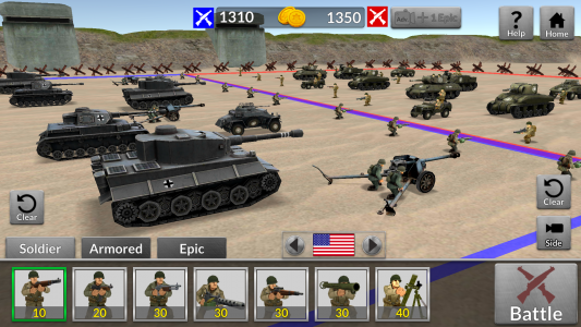 اسکرین شات بازی WW2 Battle Simulator 2