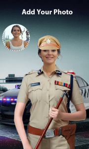 اسکرین شات برنامه Women Police Uniform Photo Edi 1
