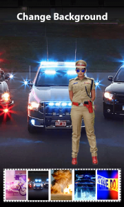 اسکرین شات برنامه Women Police Uniform Photo Edi 6