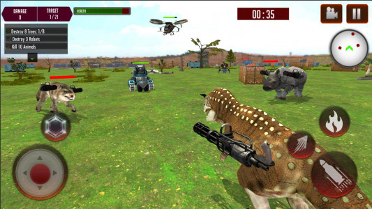 اسکرین شات بازی Dinosaur Shooting Games- Counter Attack 1