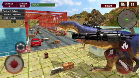 اسکرین شات بازی Dinosaur Shooting Games- Counter Attack 4
