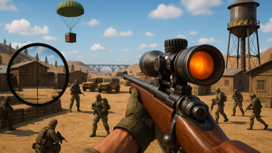 اسکرین شات 3 بازی Counter Sniper Shooting Game