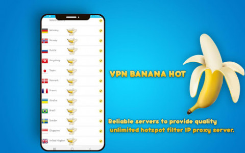 اسکرین شات 7 برنامه Banana Vpn hot 2019 Free Fast Unlimited Proxy VPN