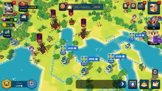 اسکرین شات 5 بازی Million Lords: World Conquest