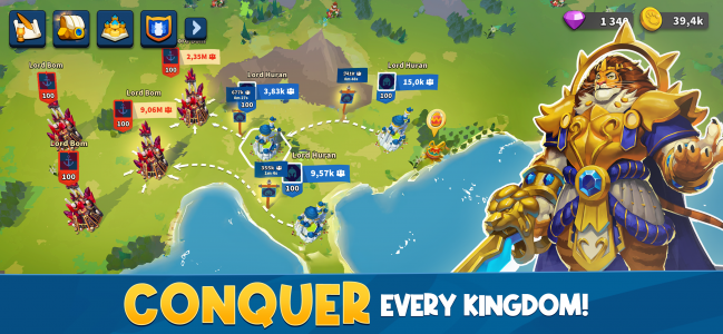 اسکرین شات 1 بازی Million Lords: World Conquest