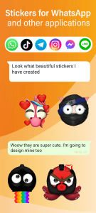 اسکرین شات برنامه Emoji Maker - Make Stickers 4