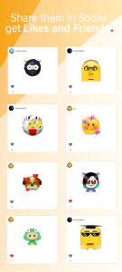 اسکرین شات برنامه Emoji Maker - Make Stickers 5