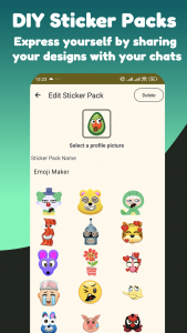 اسکرین شات 5 برنامه Emoji Maker: Emojis & Stickers