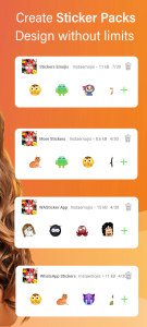 اسکرین شات برنامه Emoji Maker - Emoji Stickers 3