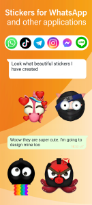 اسکرین شات برنامه Emoji Maker - Emoji Stickers 4