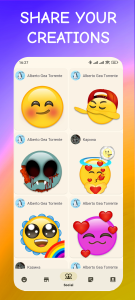 اسکرین شات برنامه Emoji Maker: Emojis & Stickers 4